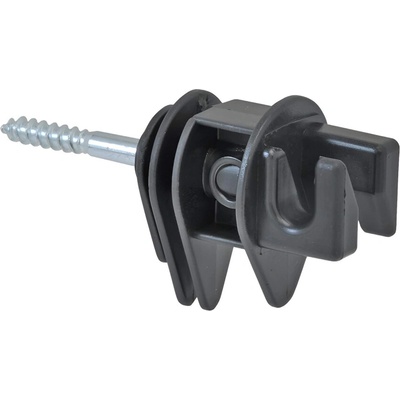 VNT electronics s.r.o. Lanový izolátor s vrutem pro elektrický ohradník pro lana do 7 mm - 10 ks