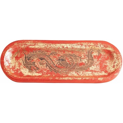 Nefertitis Stojánek z mangového dřeva Drak 10 x 27,5 cm