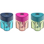 Faber-Castell Острилка FABER-CASTELL Grip mini полупрозрачна с цветен корпус 183405 (183405)