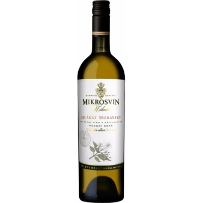 Mikrosvín Mikulov Muškát Moravský Pozdní sběr 2024 12% 0,75 l (holá láhev)