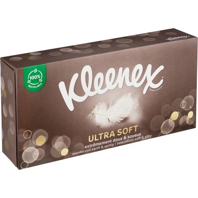 KLEENEX Papierové vreckovky 3-vrstvové Ultra Soft Box 64 ks