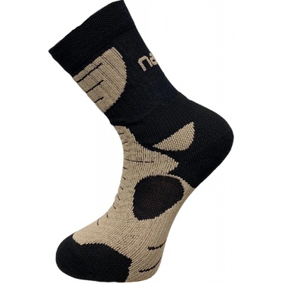 Nanosox PRO AN-ATOMIC ponožky čierna a béžová