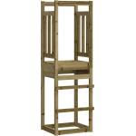 vidaXL Кула за игра 53x46, 5x169 см импрегнирана борова дървесина (826579)