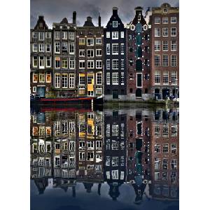 Enjoy - Puzzle Amsterdam Houses - 1 000 piese