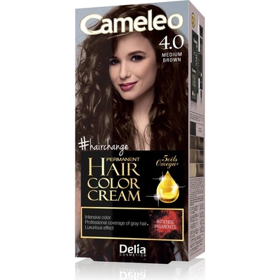 Delia Cameleo barva na vlasy 4.0 středně hnědá