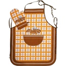 Forbyt Zástěra a chňapka Pečivo komplet hnědé