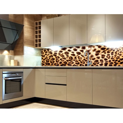 Dimex KI180-069 Samolepící fototapeta do kuchyně Leopard skin rozměry 180 x 60 cm