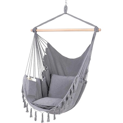 Pepita Бразилски единичен фотьойл Pepita с възглавници - светло сиво (KF-SC05-LG)