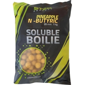 Stég Product Soluble Boilies 1kg 20mm Pineapple-N-Butyric