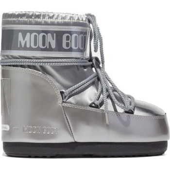 Moon Boot - Icon Low Glance silver strieborné