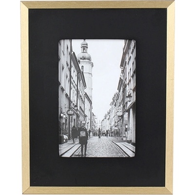 Splendid Рамка за снимка Turin, MDF, 18 х 23 cm, черно-златиста