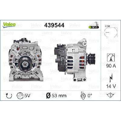 VALEO Alternátor 439544