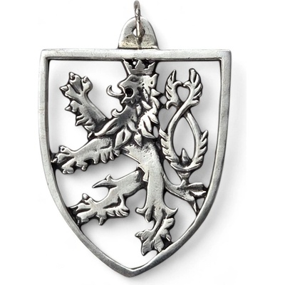Drakkaria Český lev stříbrný přívěsek P42967