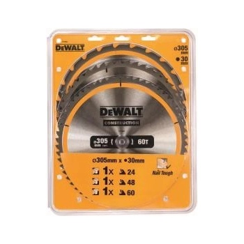 DeWalt DT1964 - Balení 3 pilových kotoučů do stacionární kotoučové pily