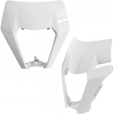 POLISPORT kryt světla přední KTM EXC / EXC-F / XC-W / XCF-W 125/150/200/250/300/350/450/500 17-19 barva bílá