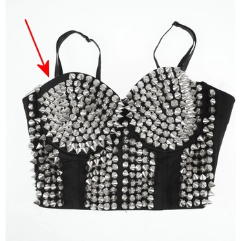 Poizen industries сутиен POIZEN INDUSTRIES - SPIKE BRA - Black - ПОВРЕДЕНО - MY1315