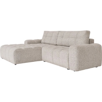 Miuform Бежов разтегателен модулен ъглов диван с място за съхранение (ляв ъгъл) Lulu - Miuform (2212PE06)