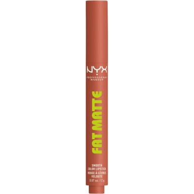 NYX Professional Makeup Fat Matte Smooth Rtěnka Světle hnědá 2 g
