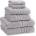 Catherine Lansfield Хавлиена кърпа Catherine Lansfield Zero Twist Cotton 6 Piece Towel Bale Set - Silver Grey