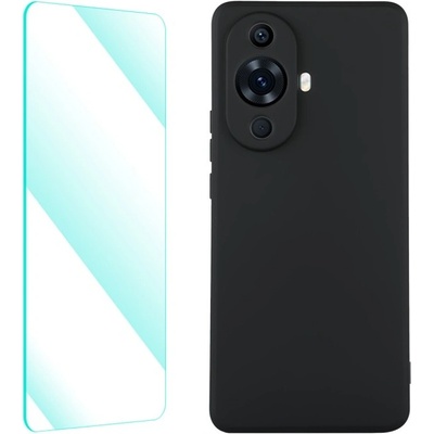 Enkay Silikónový obal a 2D sklo Huawei nova 11 čierny
