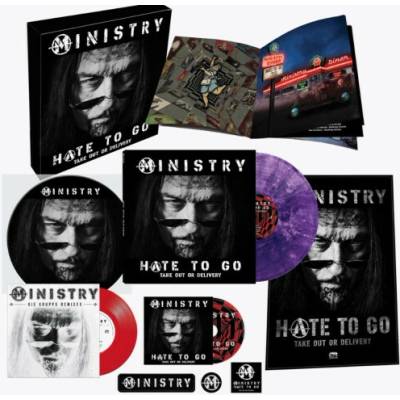 Ministry - Hate To Go-Take Out Or Delivery (Purple) CLR LP + CD + SP