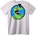 NOONEBRAND Тениска Тихо! Зелен Алигатор - 7XL, White