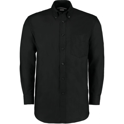 Kustom Kit košile Oxford dlouhý rukáv KK 35 černá