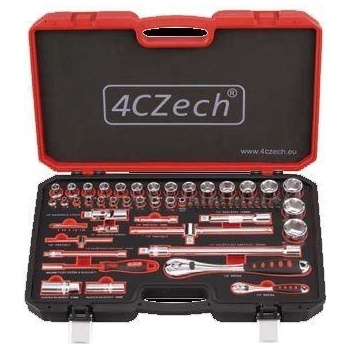 4CZech 1/4"+1/2" 4-32mm + 2 račne 72 zubov, 59ks 4-32 4CZ-146-59-120