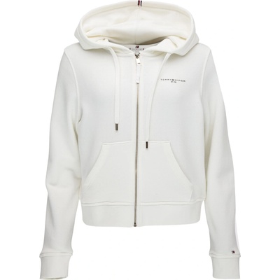 Tommy Hilfiger 1985 Reg Mini Corp Zip Hoodie biela
