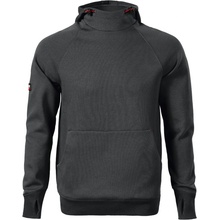 RIMECK Mikina Vertex Hoodie pánská MAL-W439414 Ebony šedá