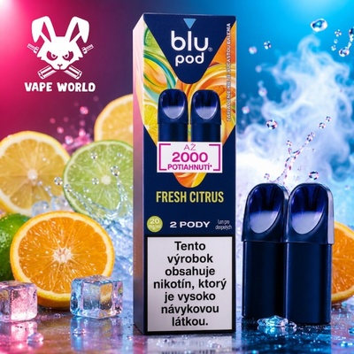 Blu Bar Pod Fresh Citrus 2 × 2 ml 20 mg