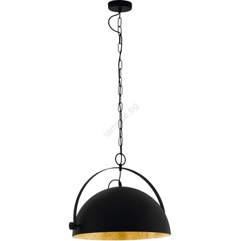 EGLO 78441 - Пендел COVALEDA 1xE27/60W/230V черен (EG78441)