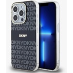 DKNY PC/TPU Repeat Pattern Tonal Stripe Magsafe Back Cover за iPhone 15 Pro Max Black DKNY DKNY | Cheren | МЪЖЕ | UNI