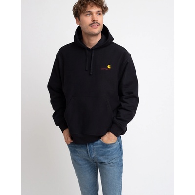 Carhartt WIP American Script Hoody Schwarz F89XX i028279-89xx