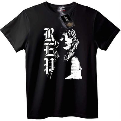 NOONEBRAND Тениска REH Дамска графична - 2XL, Black