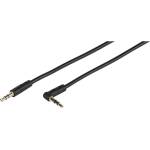 Vivanco Кабел Vivanco 45514, 3.5mm jack(м) към 3.5mm jack(м), 0.5м, черен, позлатени контакти (45514)