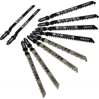 GEKO Plátky do přímočaré pily, sada 10ks
