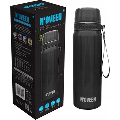 N'oveen termoska odstíny šedé 700 ml