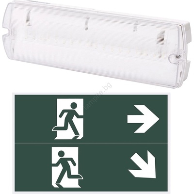 Aigostar - LED Аварийна лампа EMERGENCY EXIT LED/4W/230V IP65 6500K 600mAh (AI1144)