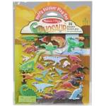 Melissa & Doug - Меки стикери за многократна употреба - Динозаври