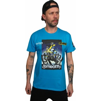 Meatfly мъжка тениска MRG Blue Meatfly | Sin | МЪЖЕ | L