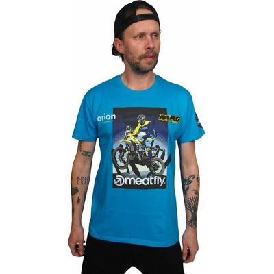 Meatfly мъжка тениска MRG Blue Meatfly | Sin | МЪЖЕ | L