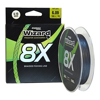 WIZARD Pletená šnúra Edge Pro 8X Braid Fialová 150 m 0,07 mm 6,65 kg