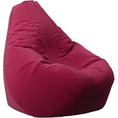Pufrelax Пуф круша, 220л. , Nirvana Hobbit - Raspberry, Перящ се калъф, Пълнеж от полистиролни перли, Гама Plush Honey (PUF-G-NH-PH-RA)