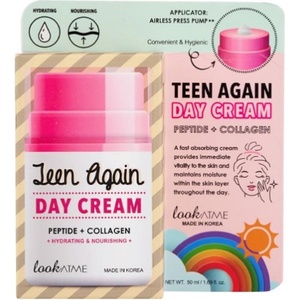 Look At Me Teen Again Дневен крем за лице с пептиди и колаген, 50 ml