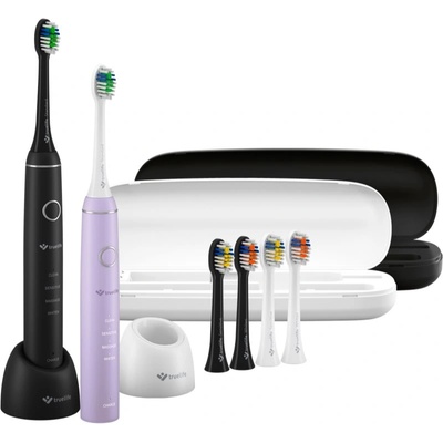 TrueLife SonicBrush Compact четка за зъби Duo Black / Lavender 2 бр