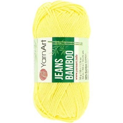 YarnArt Jeans Bamboo pastelovo žltá 104