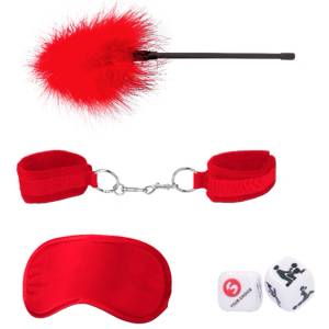Ouch! by Shots Introductory Bondage Kit #2, red