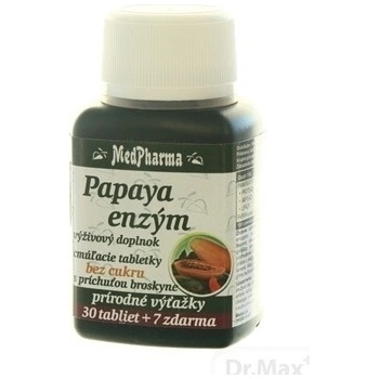 MedPharma Papaya enzým 37 pastilek