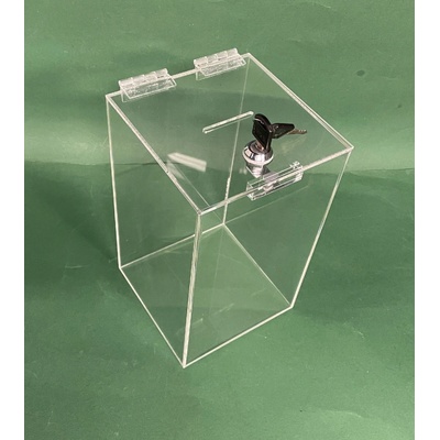 Kasička pokladnička 150x150x250 mm na zámek – Zbozi.Blesk.cz